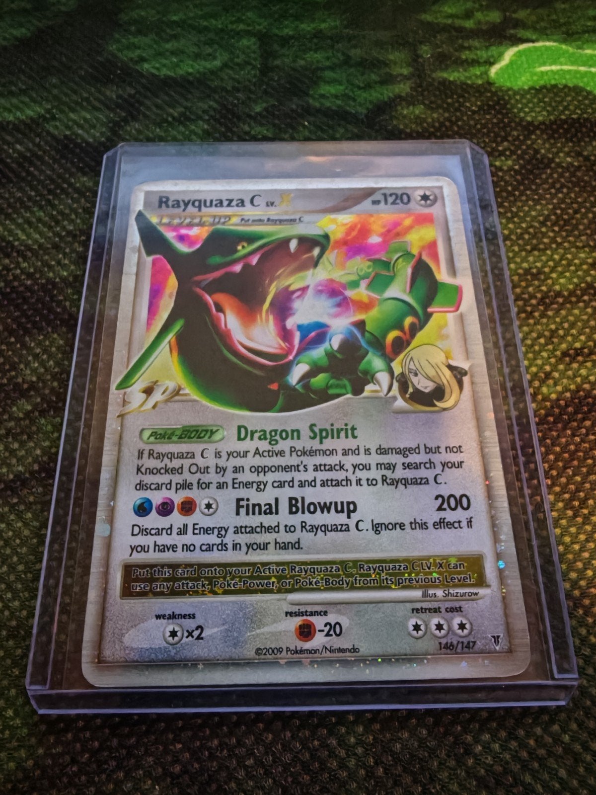 Rayquaza C 146/147, Ophalen of Verzenden, Zo goed als nieuw, Losse kaart