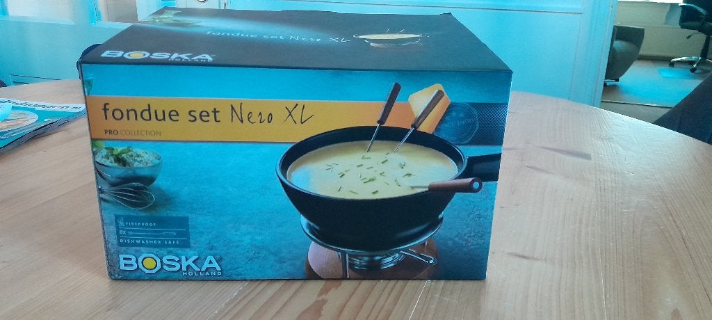 Boska fondue set Nero XL Nieuw in doos!!!, Ophalen, Nieuw, Brander, Fondueset