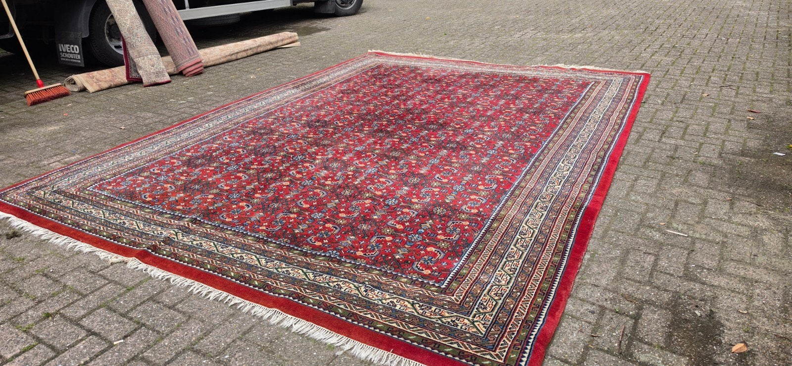 Prachtig mega groot XXL handgeknoopt Perzisch tapijt 350x250, Huis en Inrichting, Stoffering | Tapijten en Kleden, Perzisch, 200 cm of meer