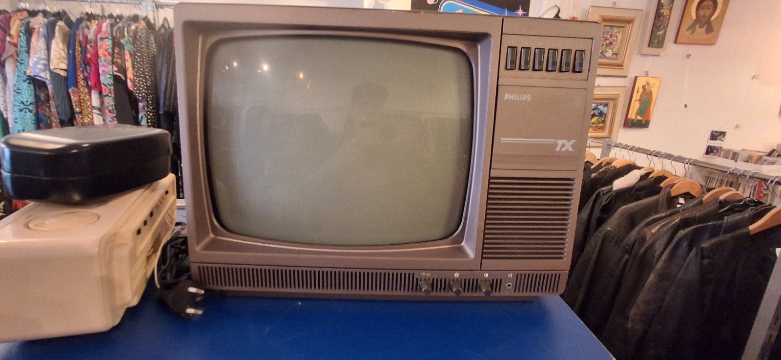 Vintage Philips TX televisie Model 12TX2501/20L, Ophalen