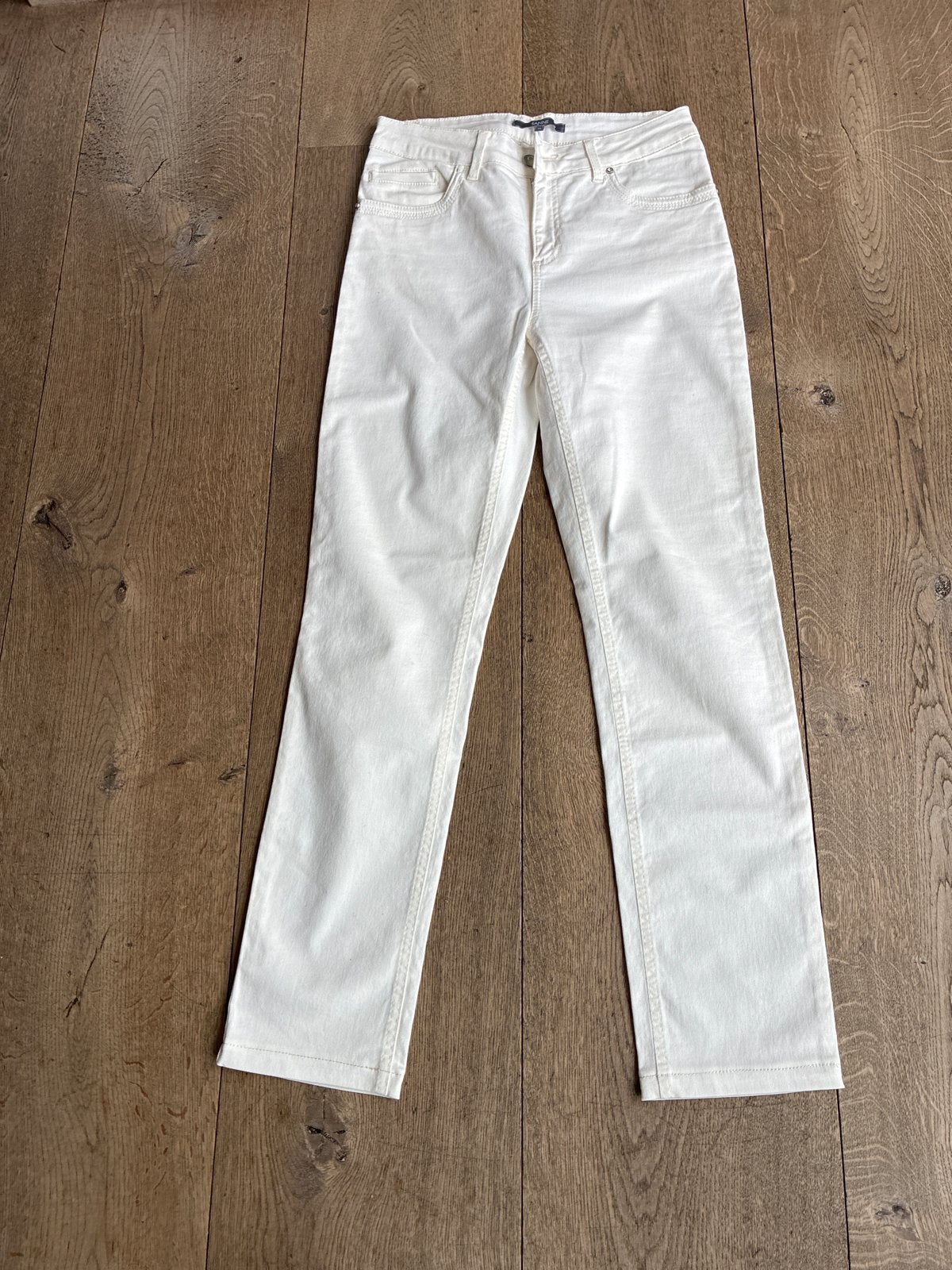 Witte spijkerbroek Sanne maat 38, Kleding | Dames, Maat 38/40 (M), Wit, Ophalen of Verzenden, Zo goed als nieuw