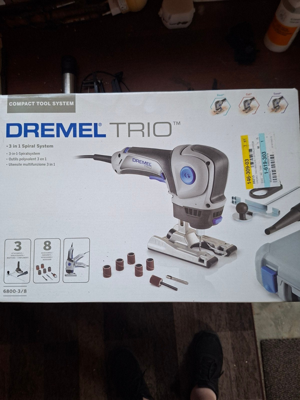 Dremel Trio 3-in-1 Spiraal Systeem - Zo goed als nieuw, Doe-het-zelf en Verbouw, Gereedschap | Zaagmachines, Minder dan 30 mm