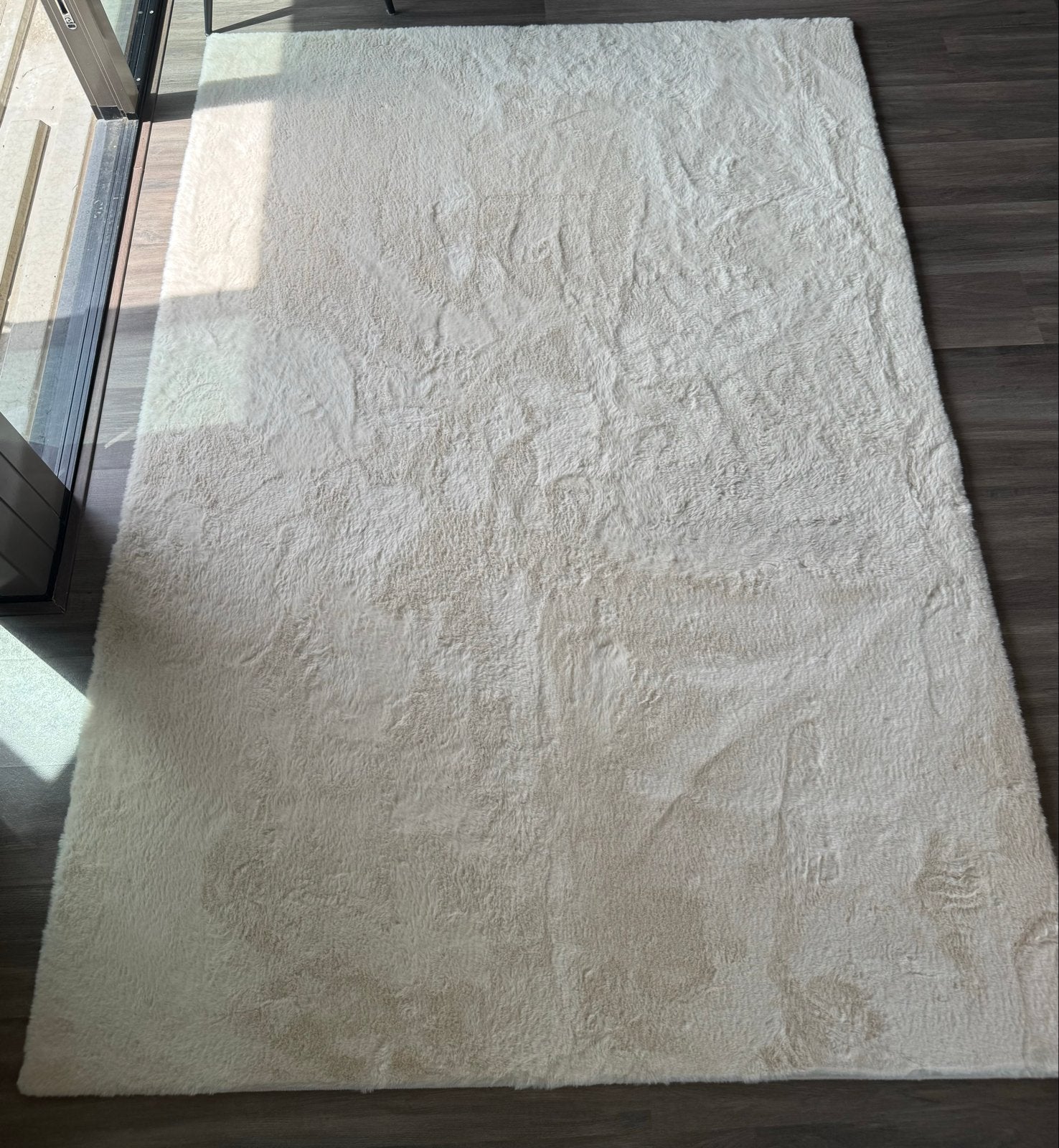 Off-White Vloerkleed 160x230 cm, Ophalen, 150 tot 200 cm, 200 cm of meer, Zo goed als nieuw