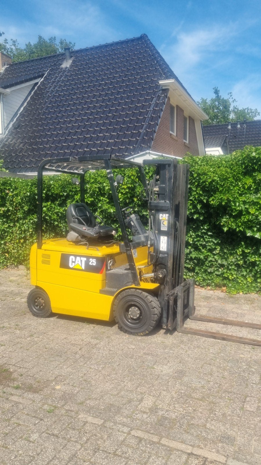 CAT 2500 kg elektrische Heftruck, Caterpillar, Heftruck, Ophalen of Verzenden, Elektrisch