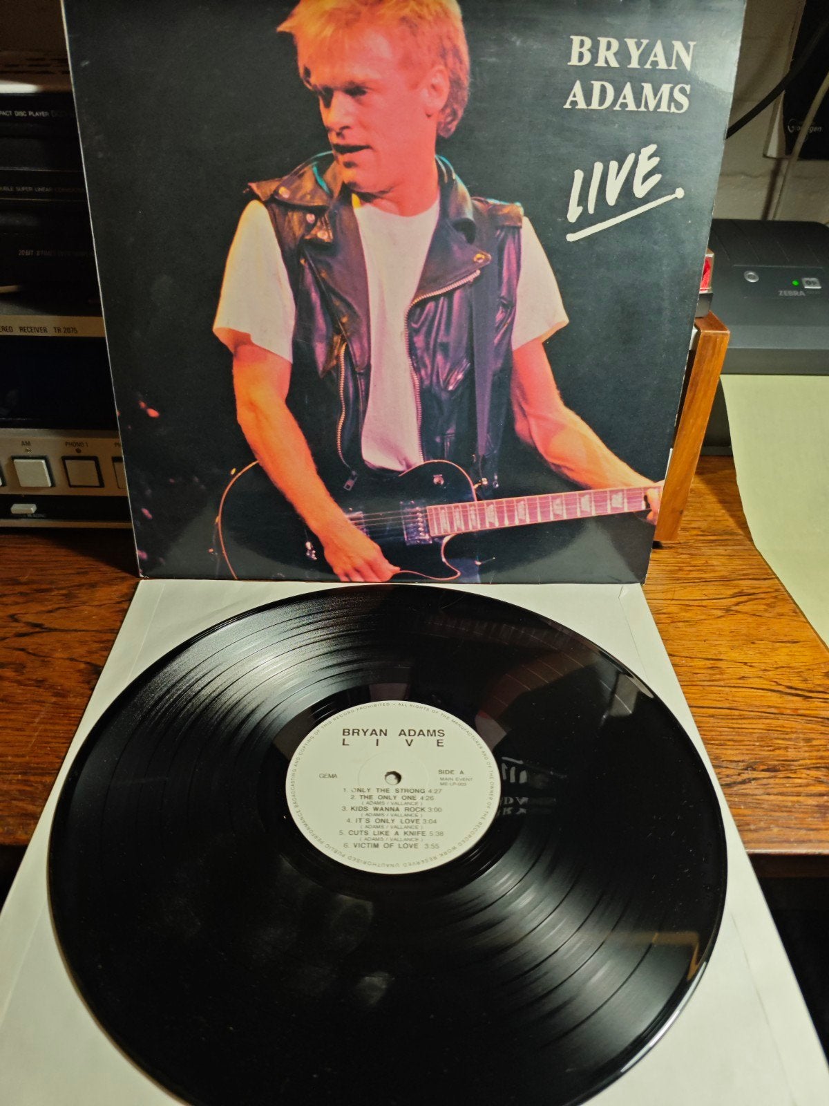 Bryan Adams Live LP - Pop/Rock Vinyl, Ophalen of Verzenden, Zo goed als nieuw, 12 inch, LP