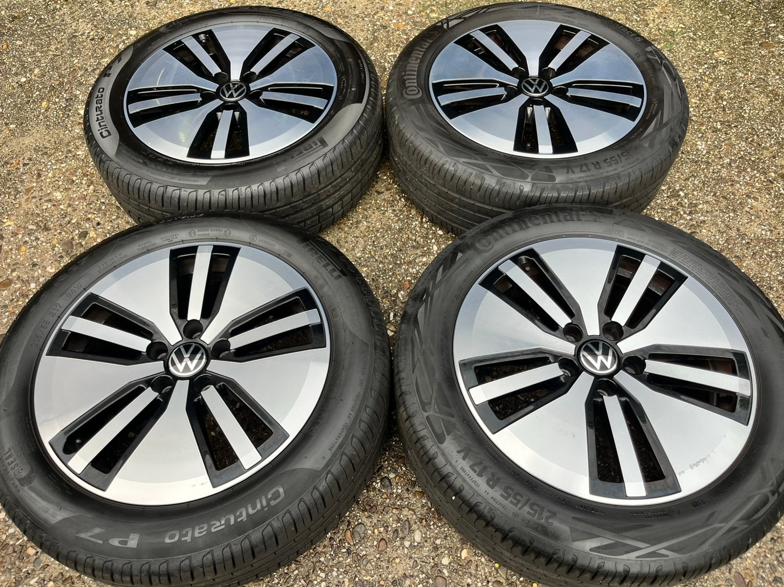 17” originele Volkswagen Passat GTE zomer velgen, Auto-onderdelen, Ophalen, Banden en Velgen, 17 inch, Vw