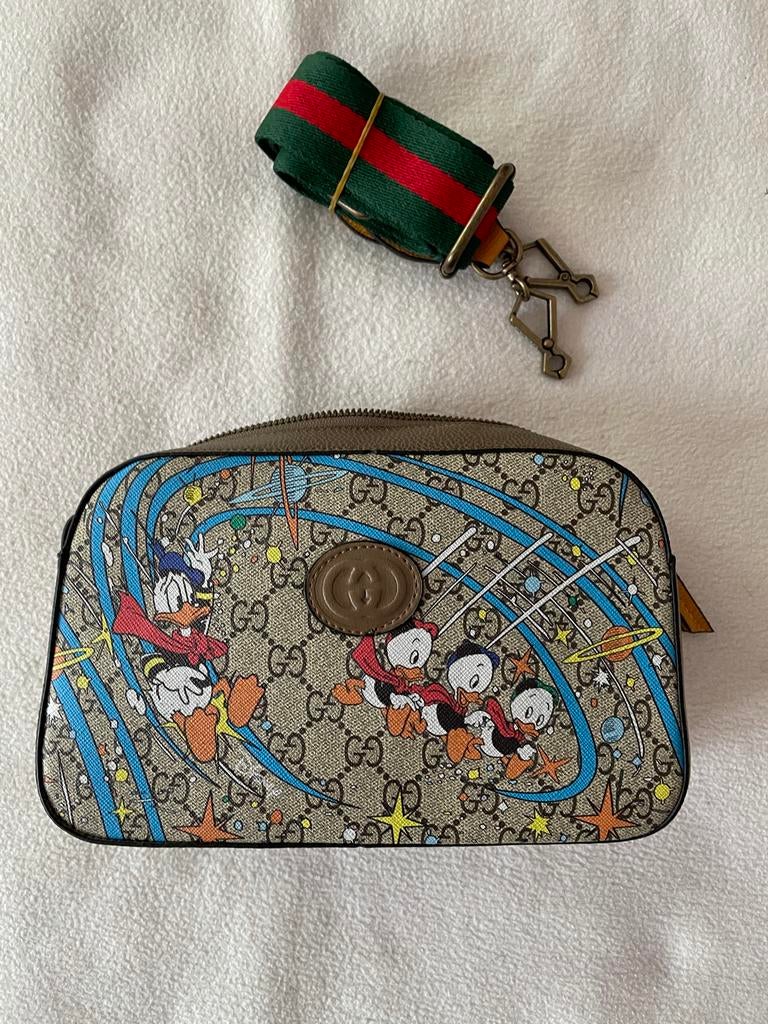 Donald Duck schoudertasje, Sieraden, Tassen en Uiterlijk, Ophalen of Verzenden, Nieuw, Bruin, Schoudertasje