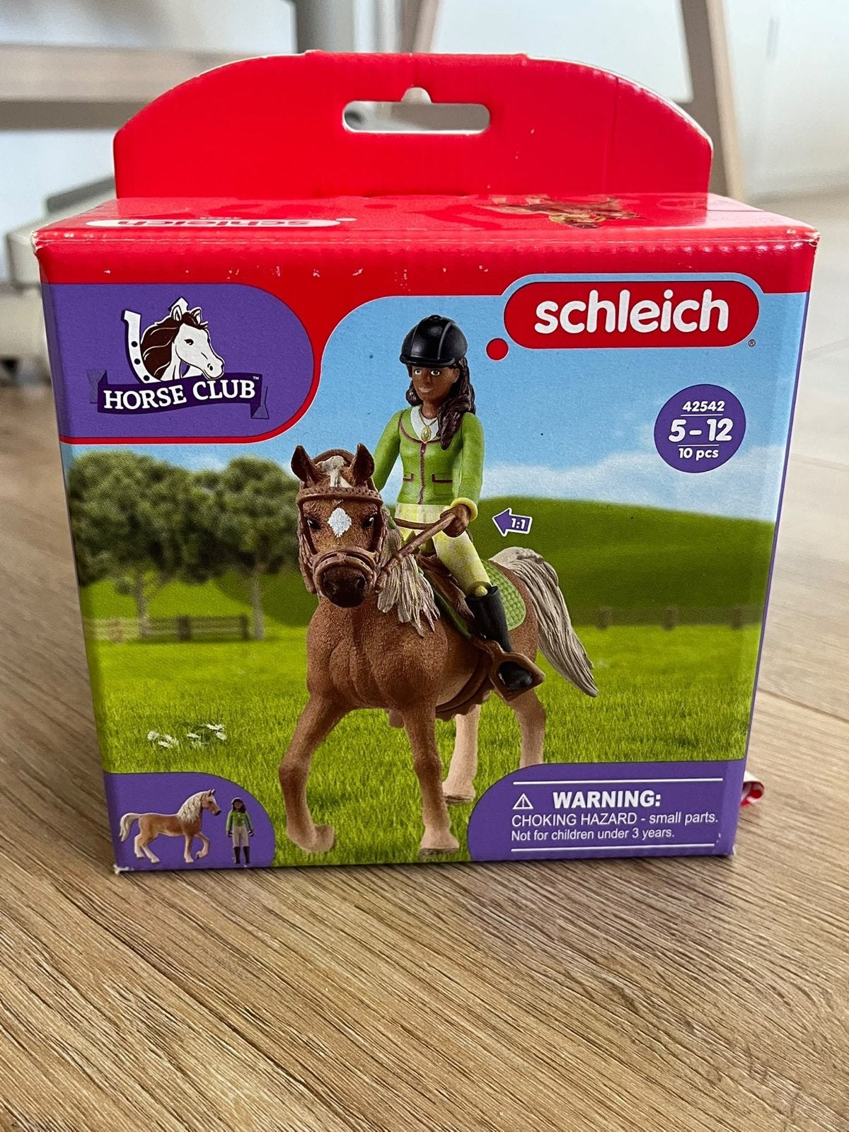 Schleich Horse Club Set: 3 Paarden met Ruiters en Zadels, Ophalen, Zo goed als nieuw, Jongen of Meisje