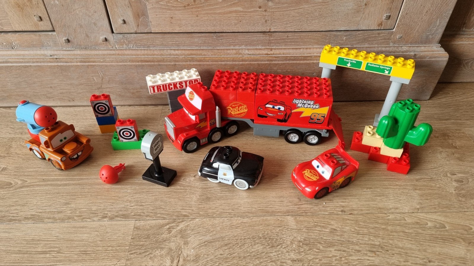 Disney's Cars Lego Duplo (2 Sets), Ophalen of Verzenden, Zo goed als nieuw
