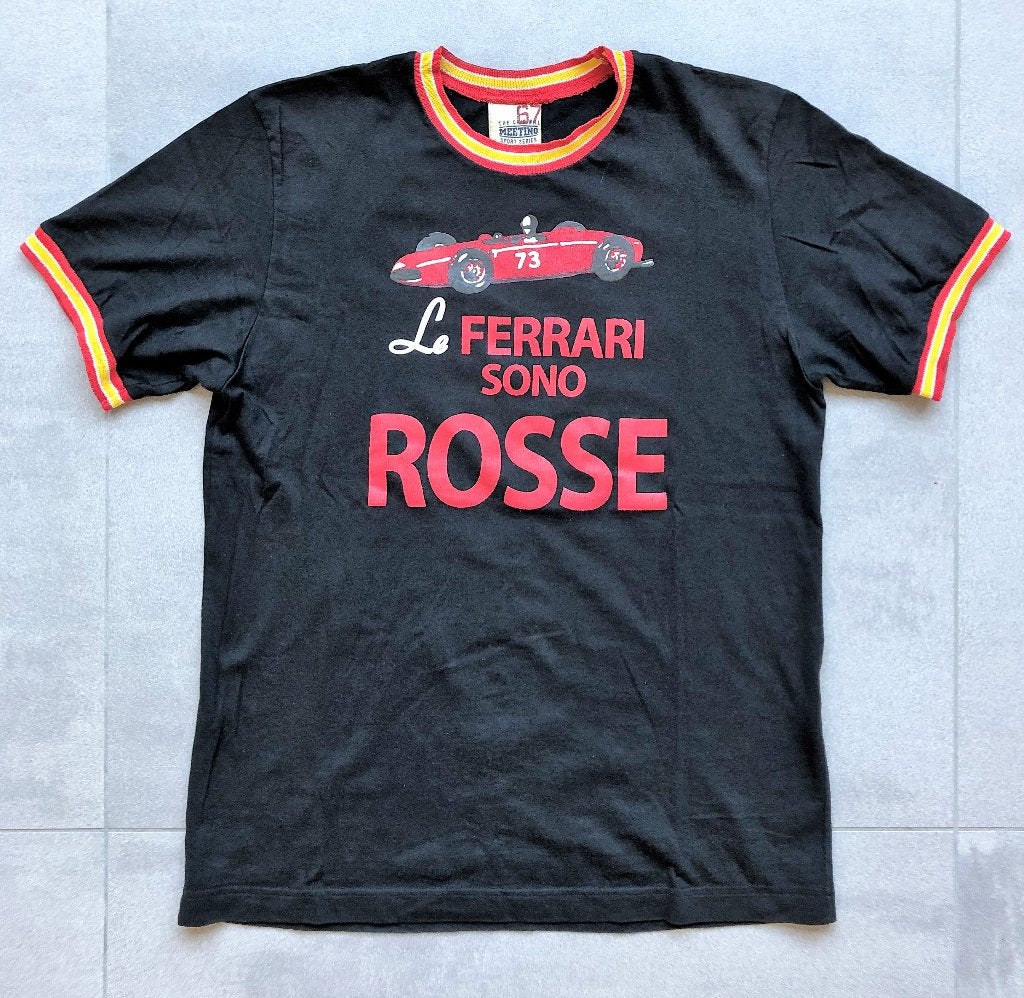 FERRARI T-shirt mt 146-152 zwart Le Ferrari sono Rosse, Gebruikt, Jongen of Meisje, Ophalen of Verzenden, Meeting Sport Series