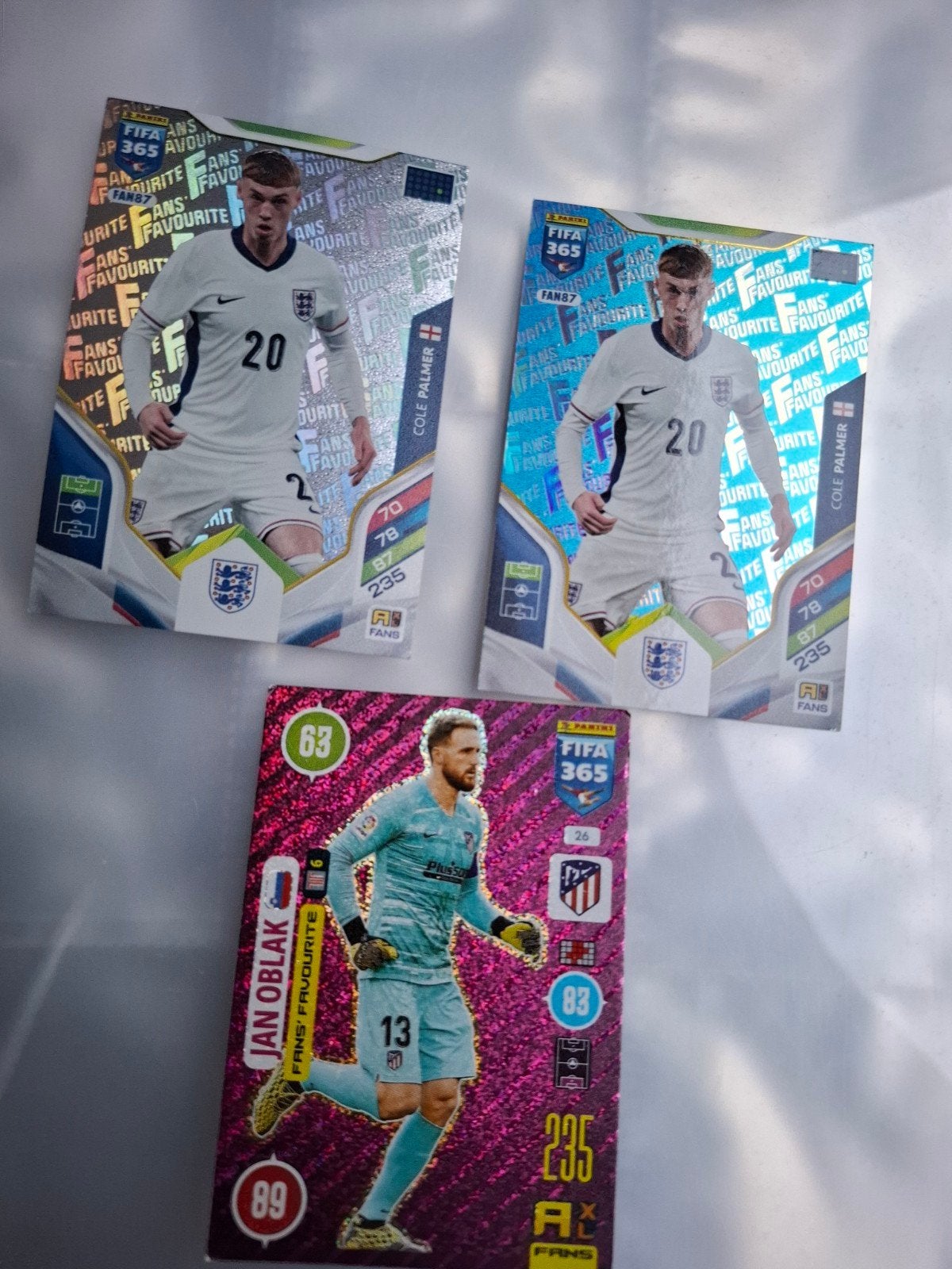 FIFA 365 Adrenalyn XL Kaarten - Cole Palmer & Jan Oblak, Ophalen of Verzenden, Zo goed als nieuw, Meerdere kaarten