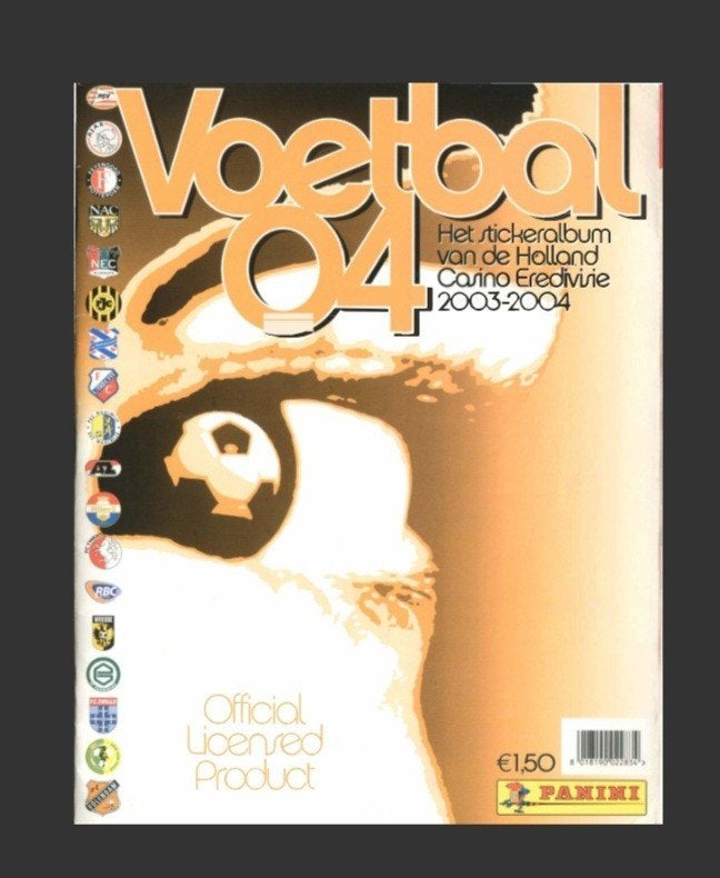Panini Voetbal 2004, Ophalen of Verzenden, Zo goed als nieuw, Poster, Plaatje of Sticker