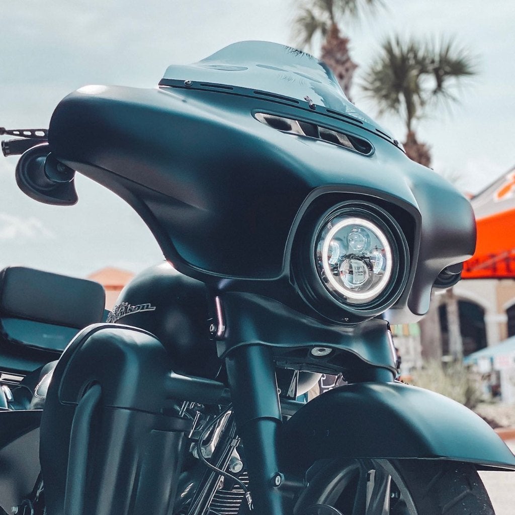 Harley Davidson Street Glide LED koplamp Halo, Ophalen of Verzenden, Nieuw