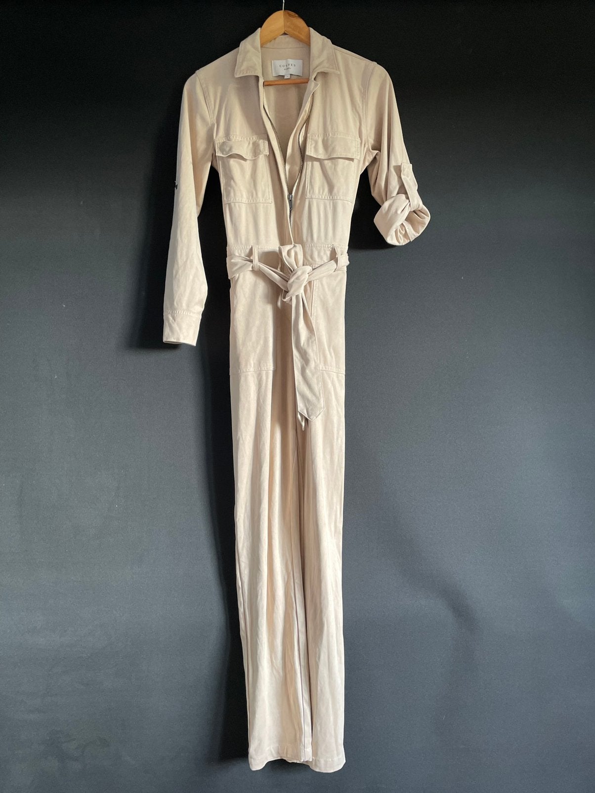 Jumpsuit Costes S, Kleding | Dames, Jumpsuits, Verzenden, Zo goed als nieuw, Maat 36 (S), Beige