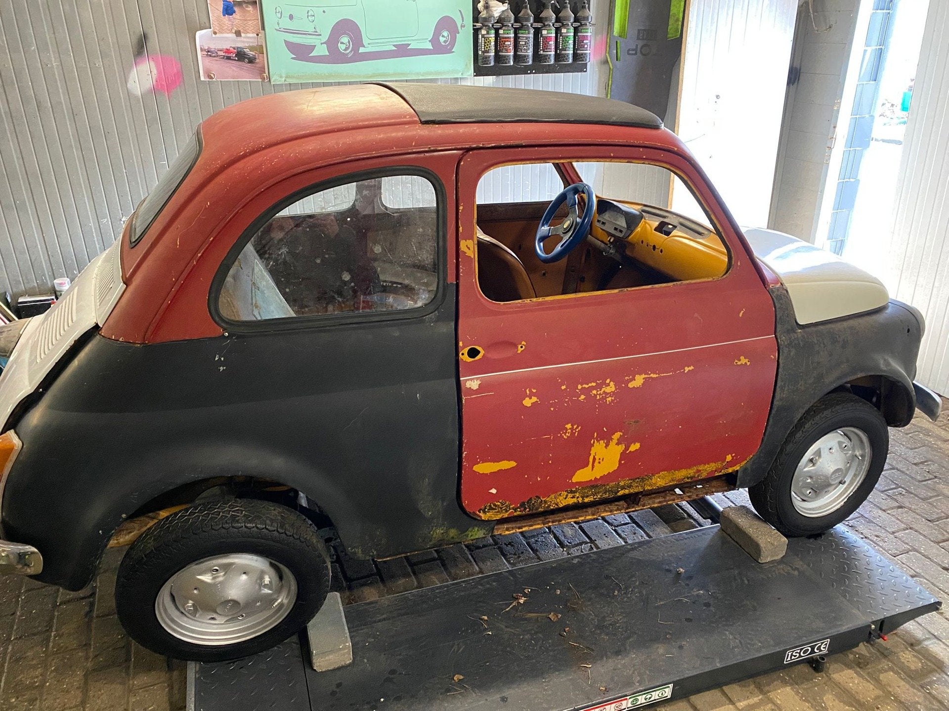 Fiat 500 Lusso, Achterwielaandrijving, Gebruikt, Origineel Nederlands, Bedrijf