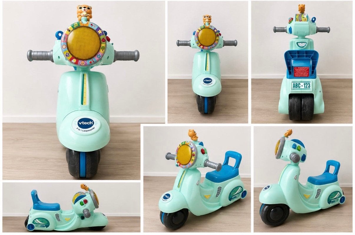 VTech 2-in-1 Loopscooter / Driewieler – goede staat, Kinderen en Baby's, Ophalen, Gebruikt, Loopfiets