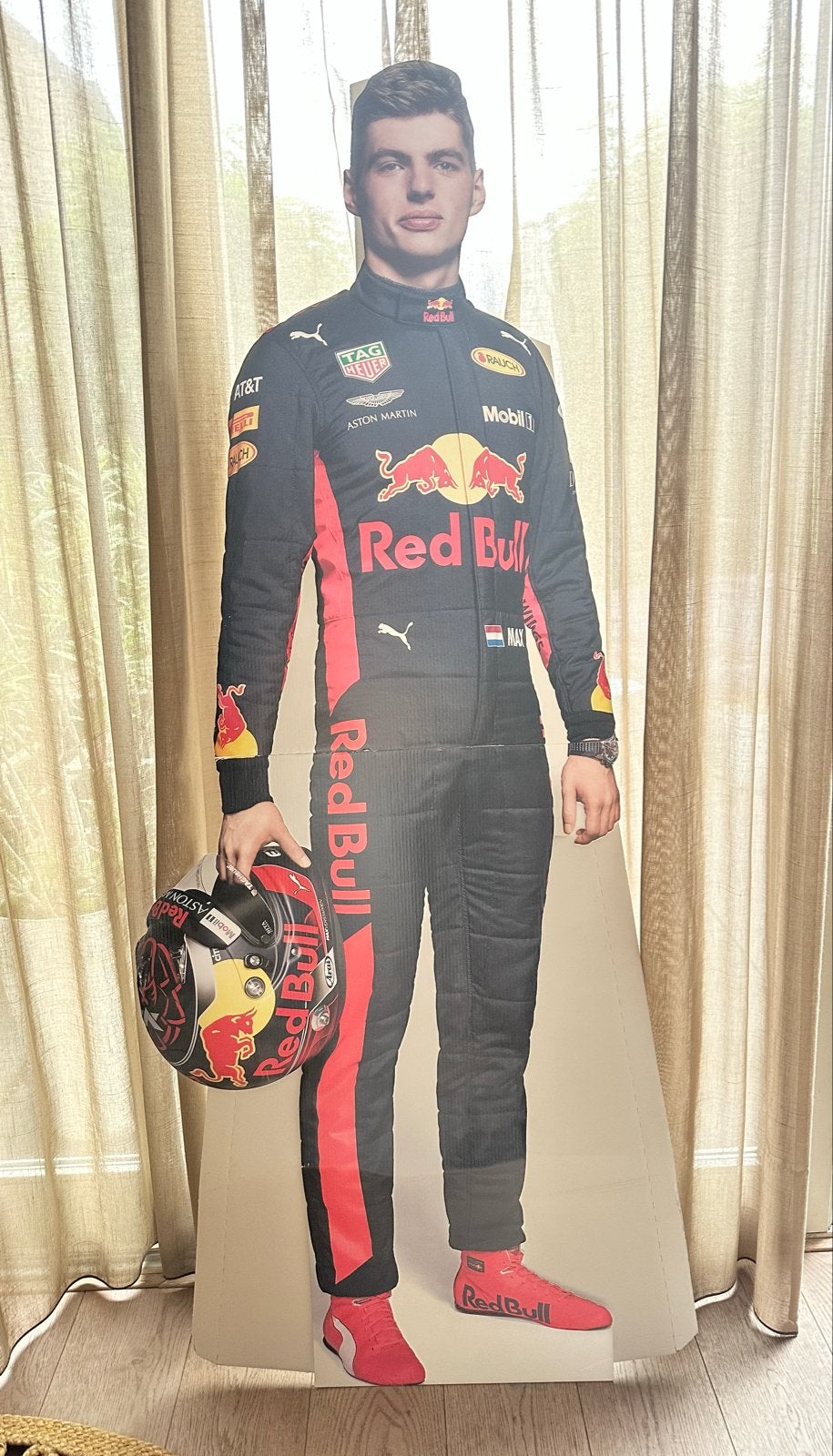 Max Verstappen Red Bull Racing Kartonnen Display, Verzamelen, Ophalen, Gebruikt, Formule 1