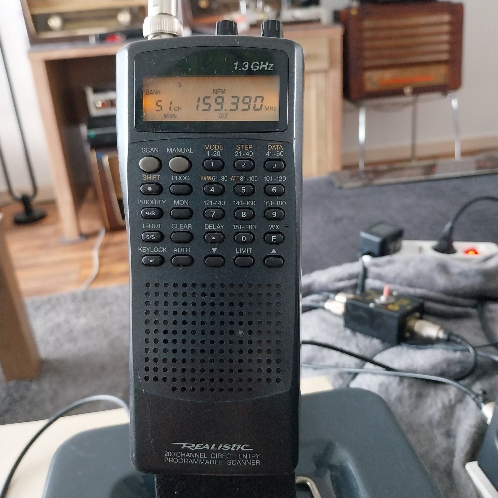 Realistic 200 Kanaals Programmeerbare Scanner, Ophalen of Verzenden, Gebruikt, 200 tot 500 kanalen, Draagbaar