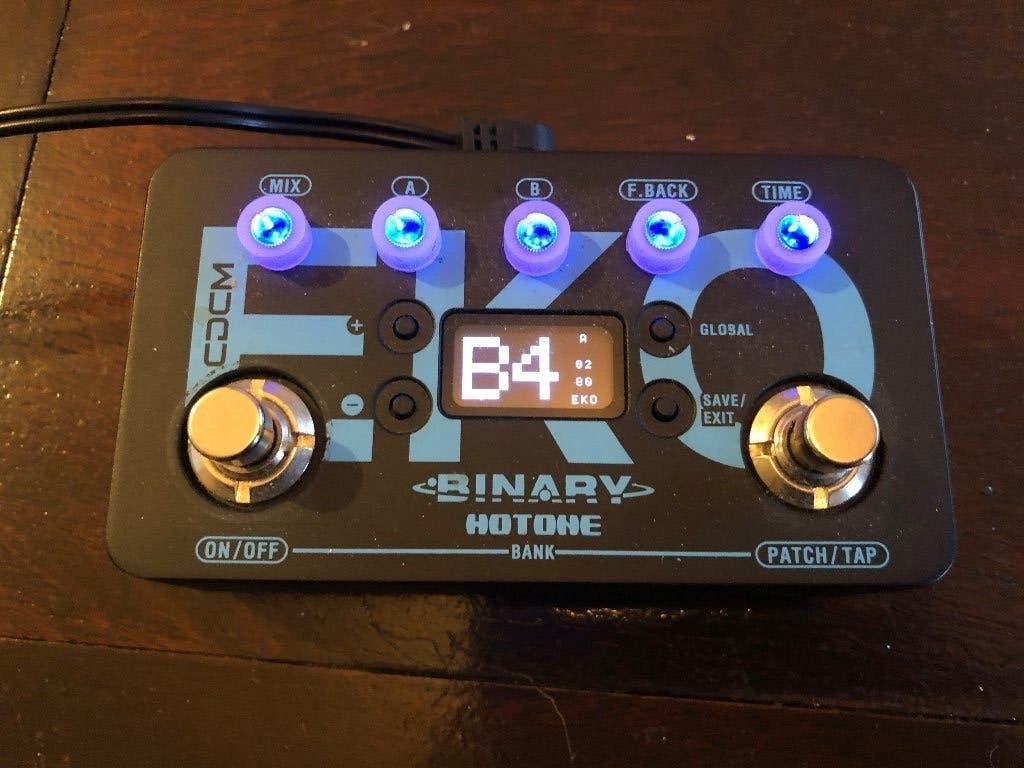Hotone Binary Eko delay pedaal zgan, Muziek en Instrumenten, Effecten, Ophalen of Verzenden, Zo goed als nieuw, Delay of Echo