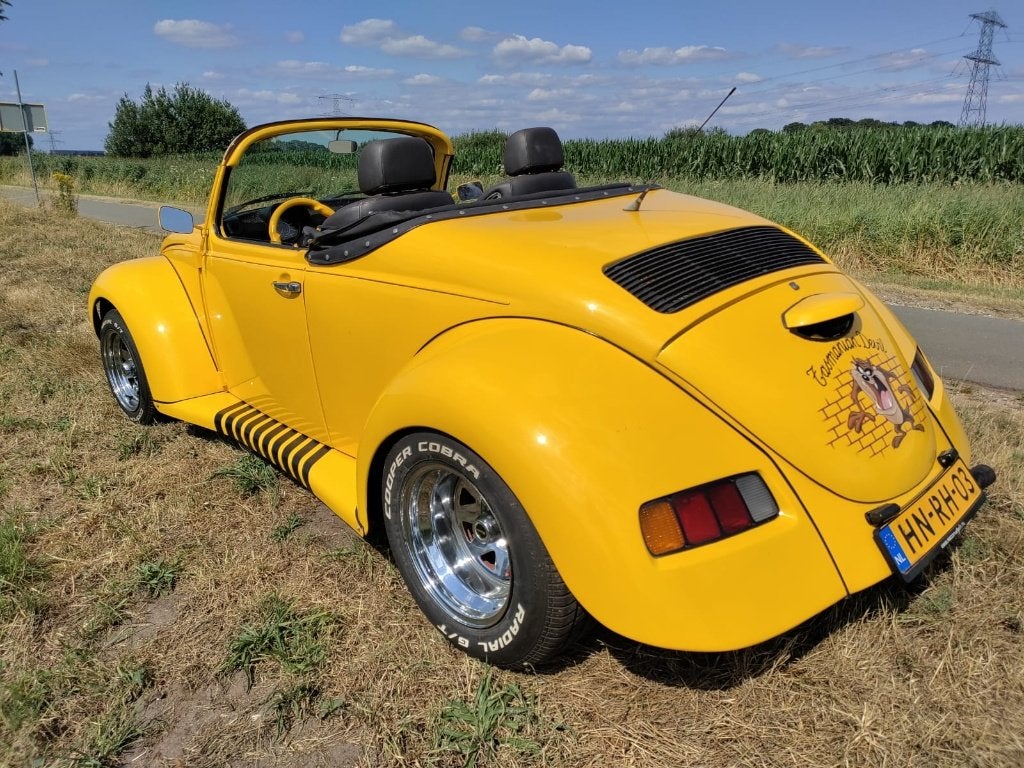 Unieke Volkswagen Kever Speedster wegenbelasting en apk vrij, Auto's, Achterwielaandrijving, 4 cilinders, Cabriolet, 1600 cc