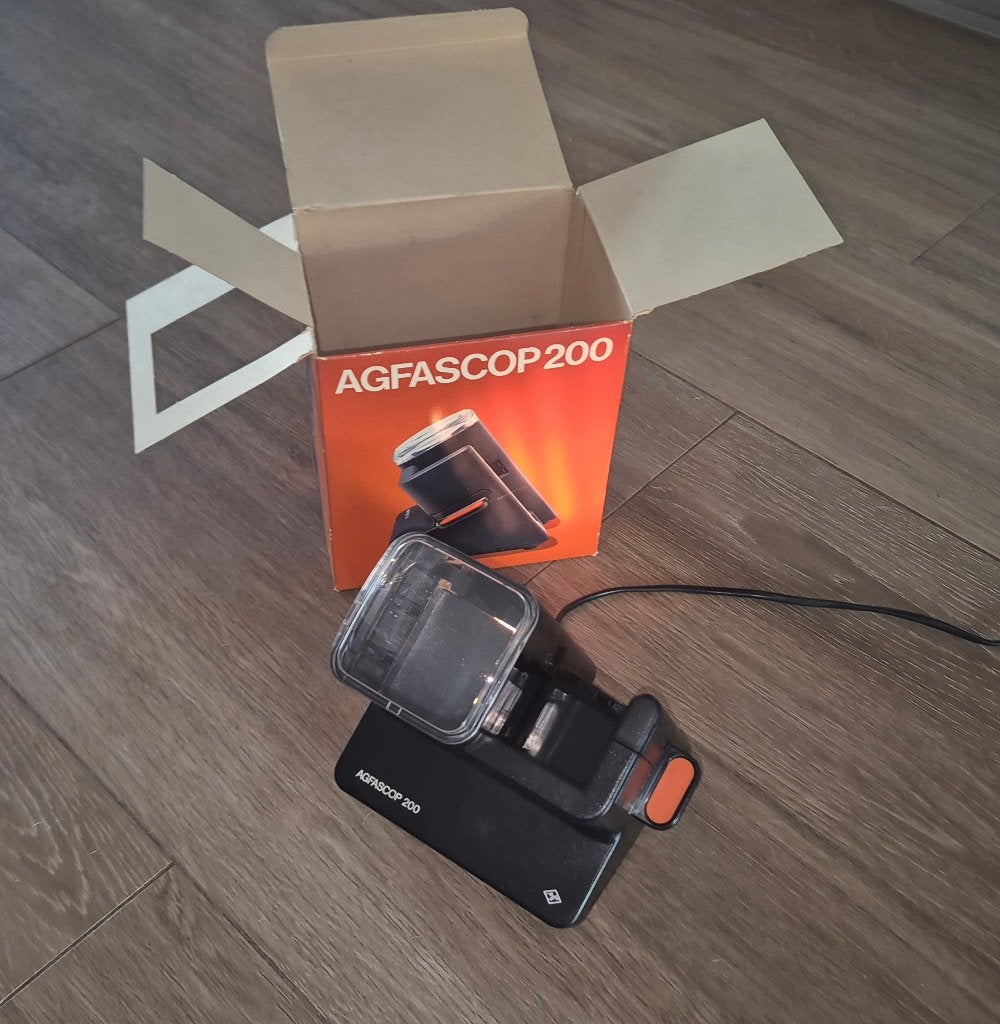 AGFA Scop 200 35mm Diaviewer Met Doos Werkend, Ophalen of Verzenden, Zo goed als nieuw