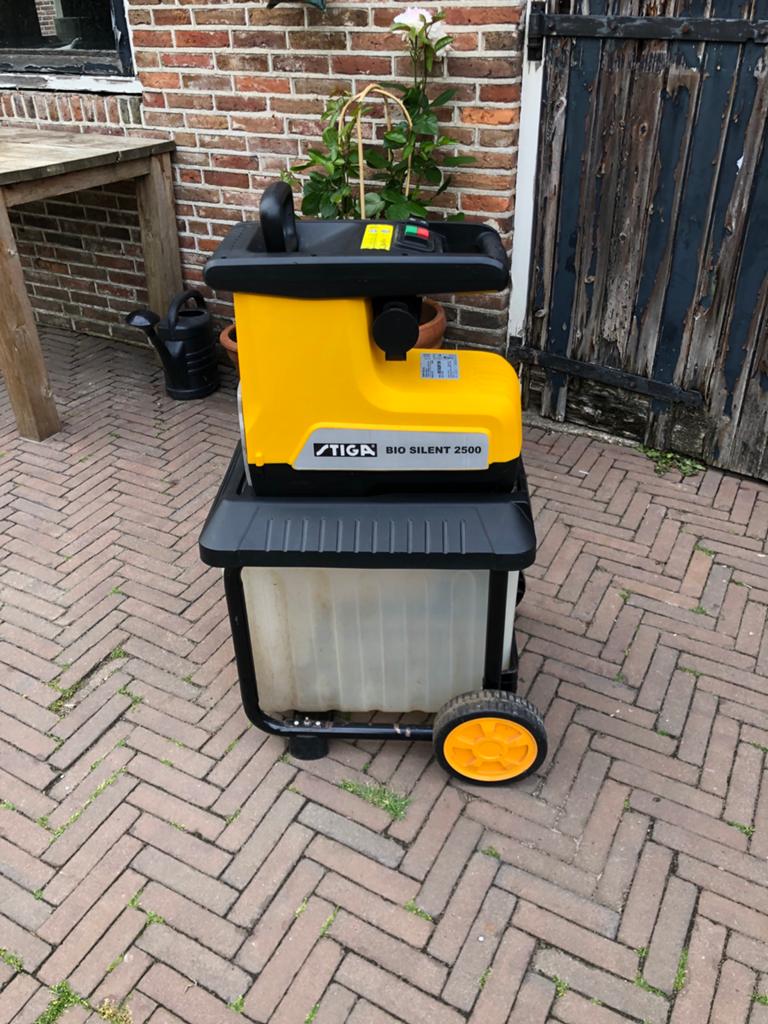 Stiga Bio Silent 2500 Versnipperaar, Tuin en Terras, Ophalen, Gebruikt