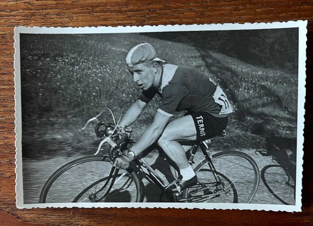 Wielerfoto van J.O. Koehler – TERROT / ASPTT, Foto, Ophalen of Verzenden, Zo goed als nieuw, Voor 1940