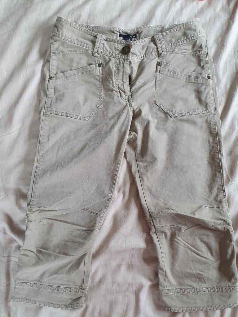 HM mt M bermuda, Maat 38/40 (M), H&M, Kort, Beige