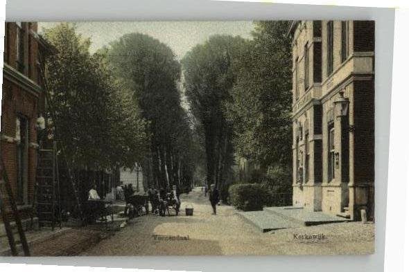 Veenendaal Kerkewijk hondenkarren schilderwerk TOPKAART 1910