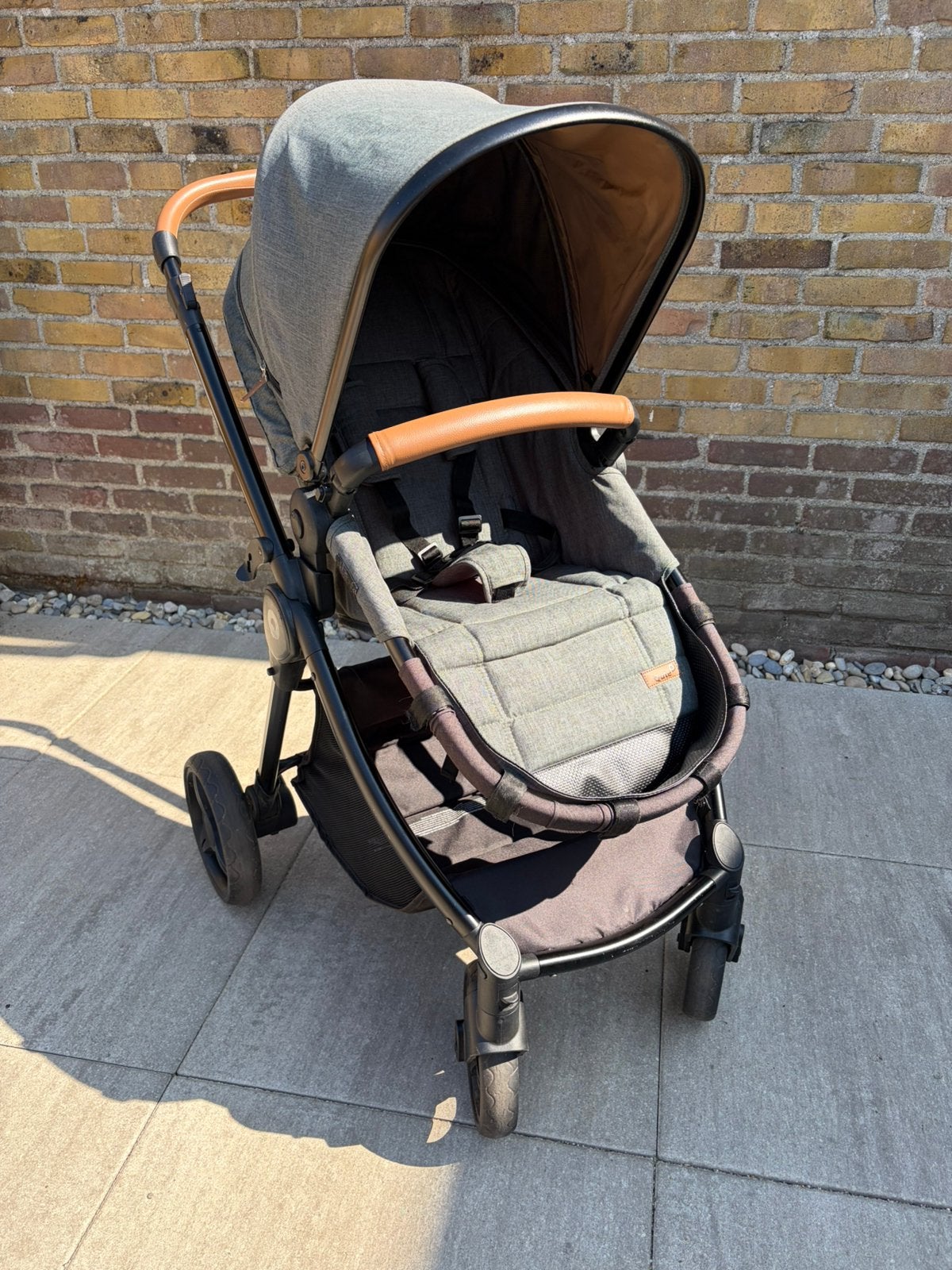 Qute Q move kinderwagen met ligbak, Kinderen en Baby's, Kinderwagens en Combinaties, Gebruikt, Verstelbare duwstang, Ophalen, Kinderwagen