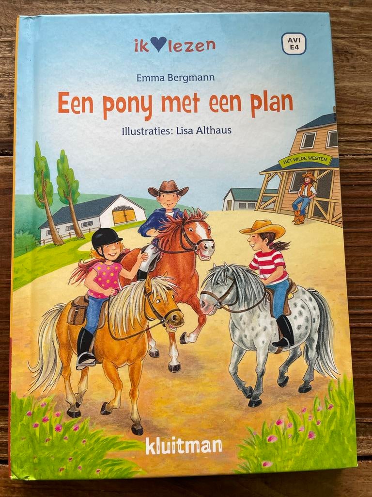 Een pony met een plan - Emma Bergmann (AVI E4), Ophalen of Verzenden, Gelezen, Fictie algemeen
