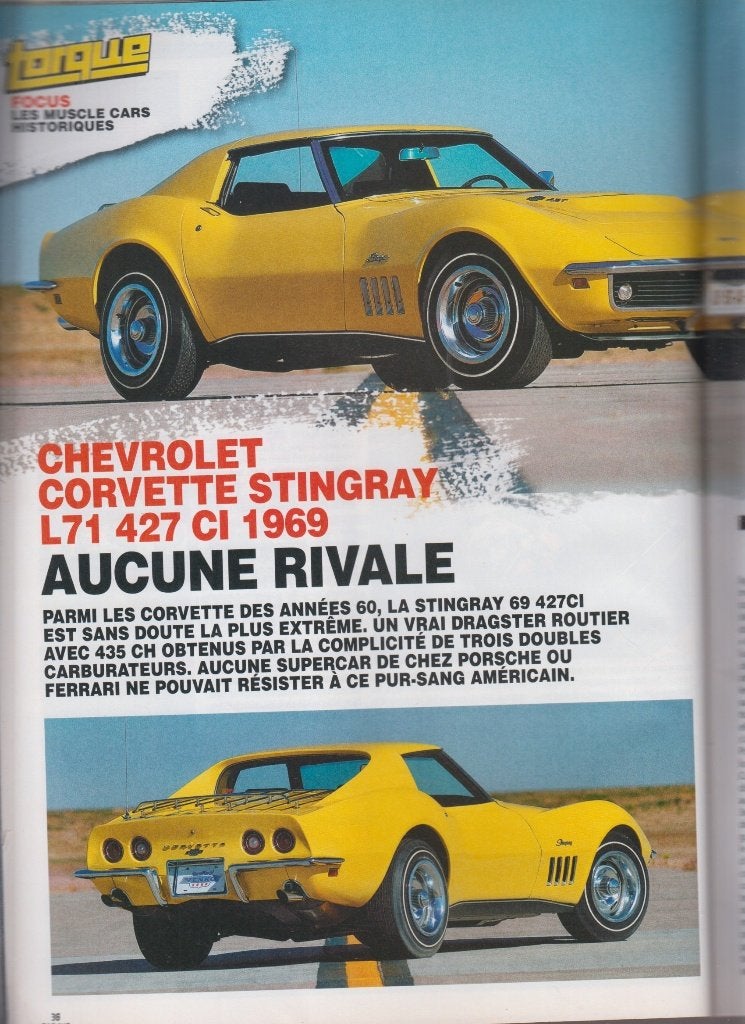 1969 Chevrolet Corvette Sting Ray L71 classic car, Verzenden, Gelezen, Chevrolet