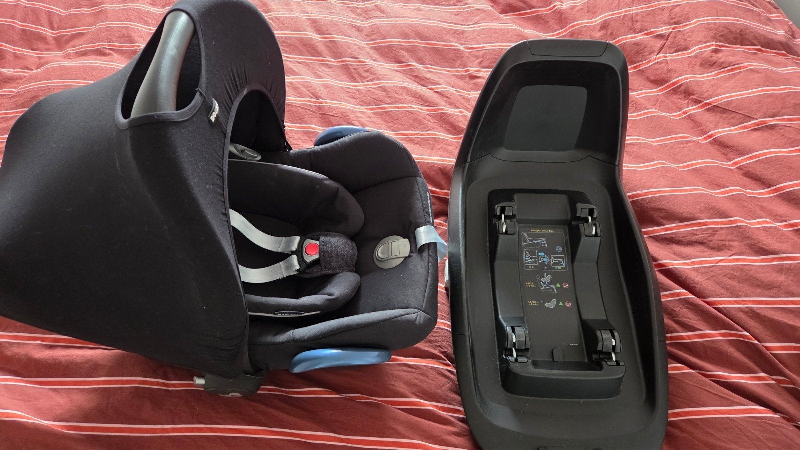 Maxi Cosi autostoel met FamilyFix One i-Size base, Kinderen en Baby's, Autostoeltjes, Ophalen, Gebruikt, Zijbescherming, Isofix