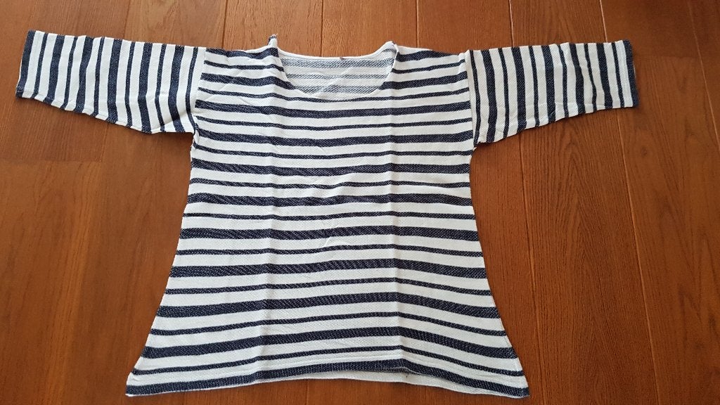 Blauw/witte trui, Bonaparte, maat L, Blauw, Maat 42/44 (L), Nieuw, Ophalen of Verzenden