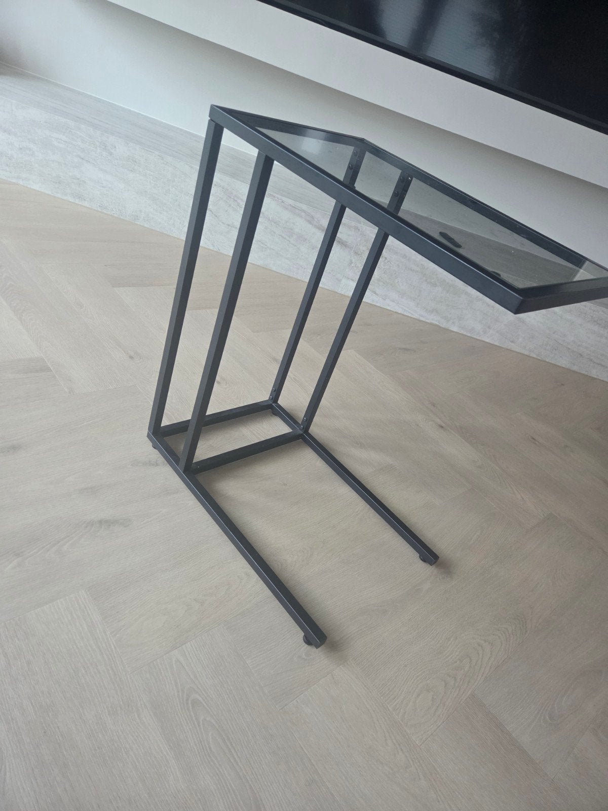 Laptoptafel bijzettafel, Minder dan 55 cm, Rond, Zo goed als nieuw, Ophalen