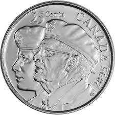 Canada - 25 cent 2005 - Year of the Veteran - Unc., Postzegels en Munten, Munten | Amerika, Ophalen of Verzenden, Noord-Amerika