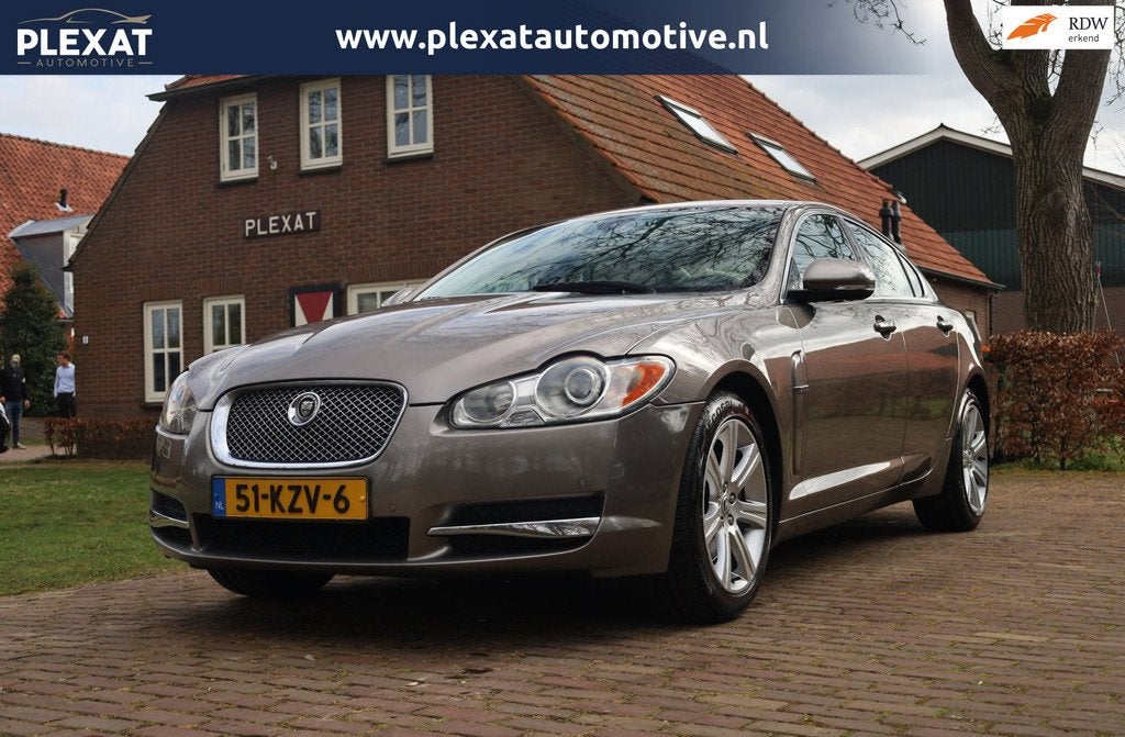Jaguar XF 3.0 V6 Luxury Aut. | Youngtimer | Luxe leder | Cam, Automaat, 238 pk, Gebruikt, Beige