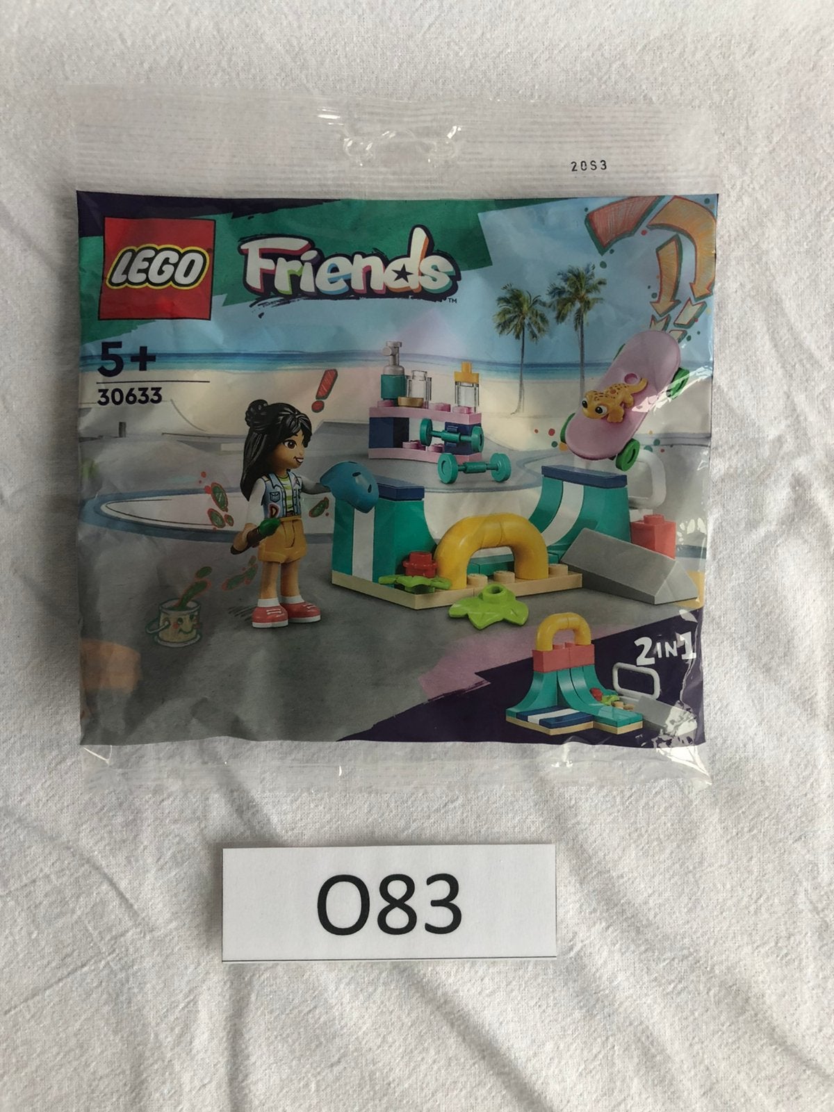 Lego Friends 30633 - 2 in 1 skatehelling polyvag NIEUW - O83, Lego, Lego, Lego, Nieuw