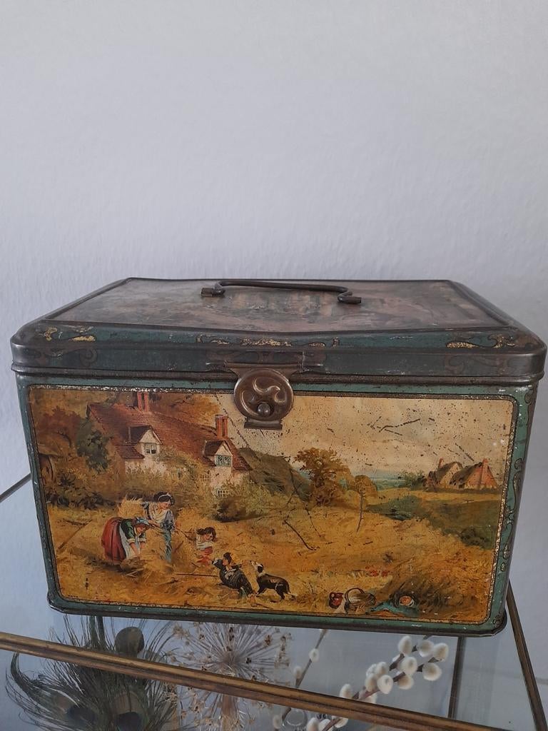 Antiek blik ,nostalgisch, Verzamelen, Blikken, Ophalen of Verzenden, Gebruikt, Overige