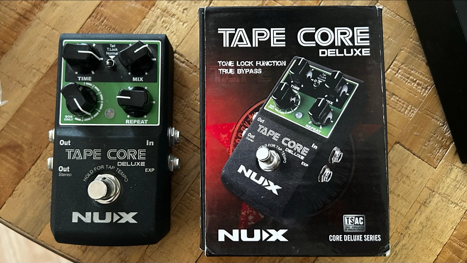 Nux Tape Core Deluxe Delay Pedaal, Muziek en Instrumenten, Ophalen of Verzenden, Zo goed als nieuw, Delay of Echo