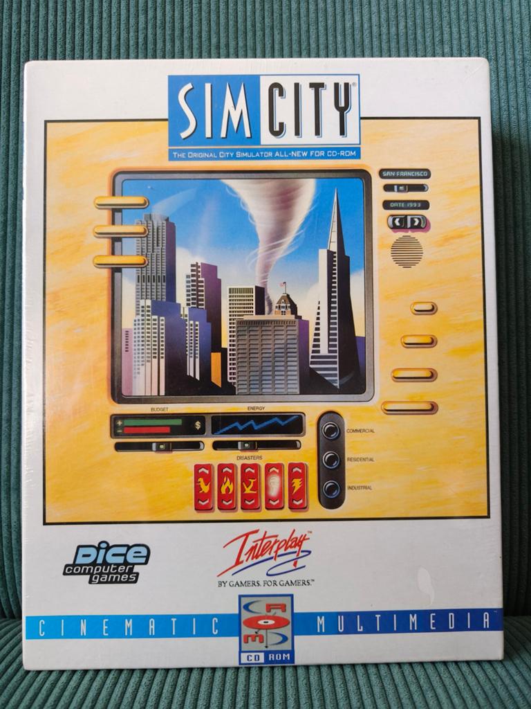 SimCity Big Box PC Game - Nieuw in Seal Compleet, Spelcomputers en Games, Gebruikt, 1 speler, Ophalen of Verzenden, Strategie en Constructie