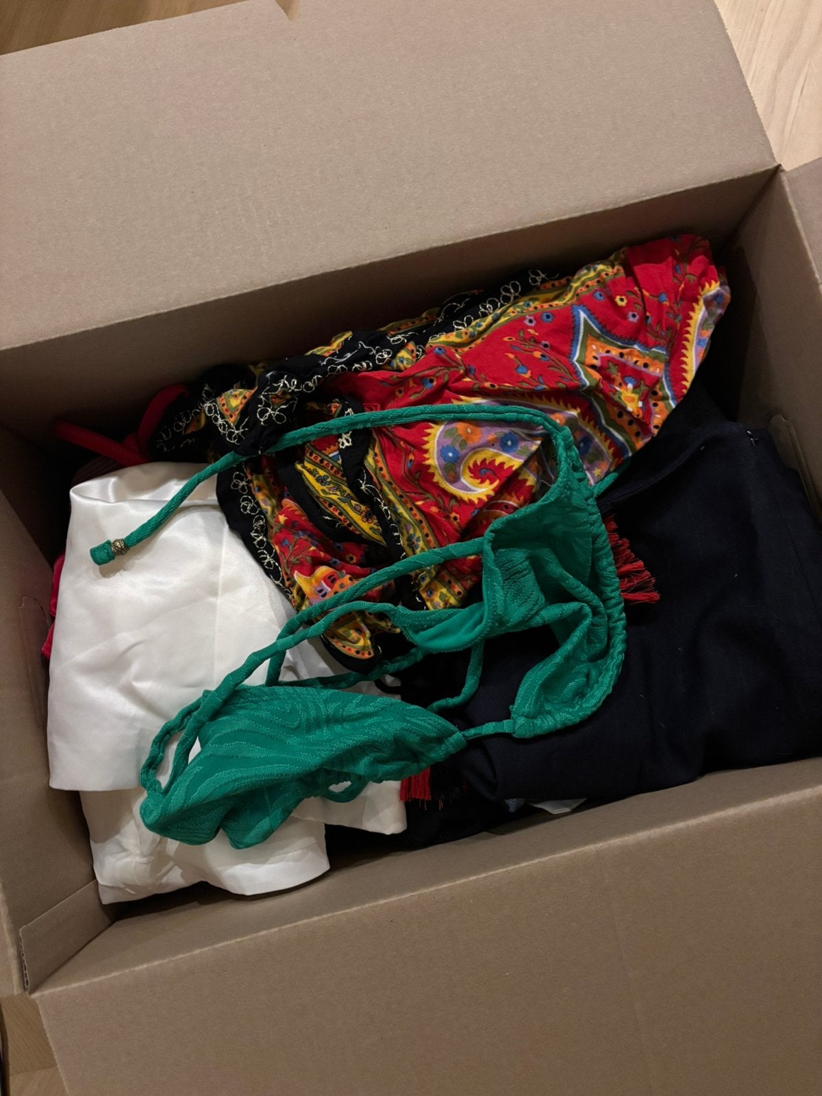 Vintage & tweedehands kledingpakket dames S–L – Box 7, Ophalen of Verzenden, Gedragen, Maat 38/40 (M)