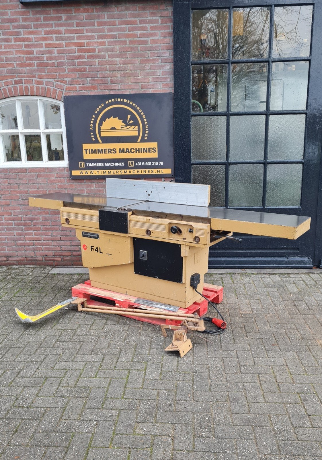 scm vlakbank 400mm motor en schakelaar nieuw extra messen, Ophalen of Verzenden