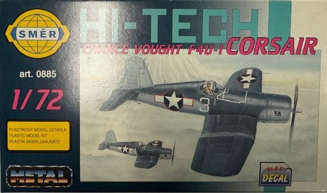 Coelianmodels, Smer 0885, Corsair F4U-1 + P/E, 1/72, €9,99, Overige merken, 1:72 tot 1:144, Nieuw, Ophalen of Verzenden
