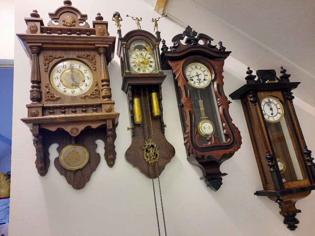 Diverse klokken 4 x, Ophalen