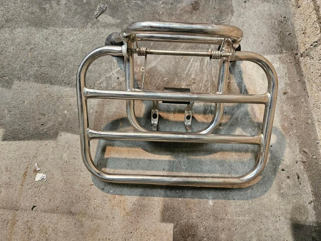 Verchroomd bagagerek voor scooter, Ophalen of Verzenden, Gebruikt, Onbekend