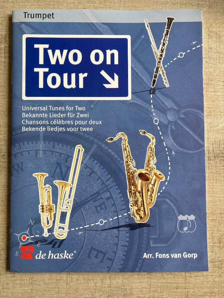 Fons van Gorp: Two On Tour (Trompet), Gebruikt, Les of Cursus, Ophalen of Verzenden, Trompet