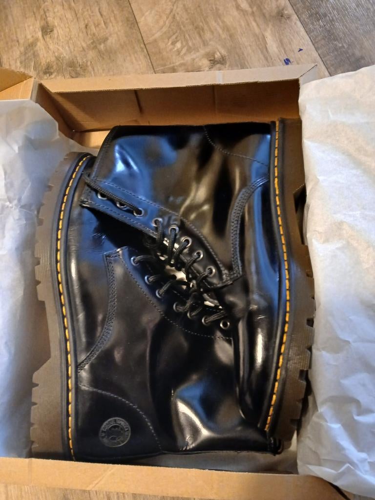 Coronel Tapioca  glimmende laarzen met veters  43, Kleding | Heren, Schoenen, Nieuw, Boots, Zwart, Ophalen of Verzenden