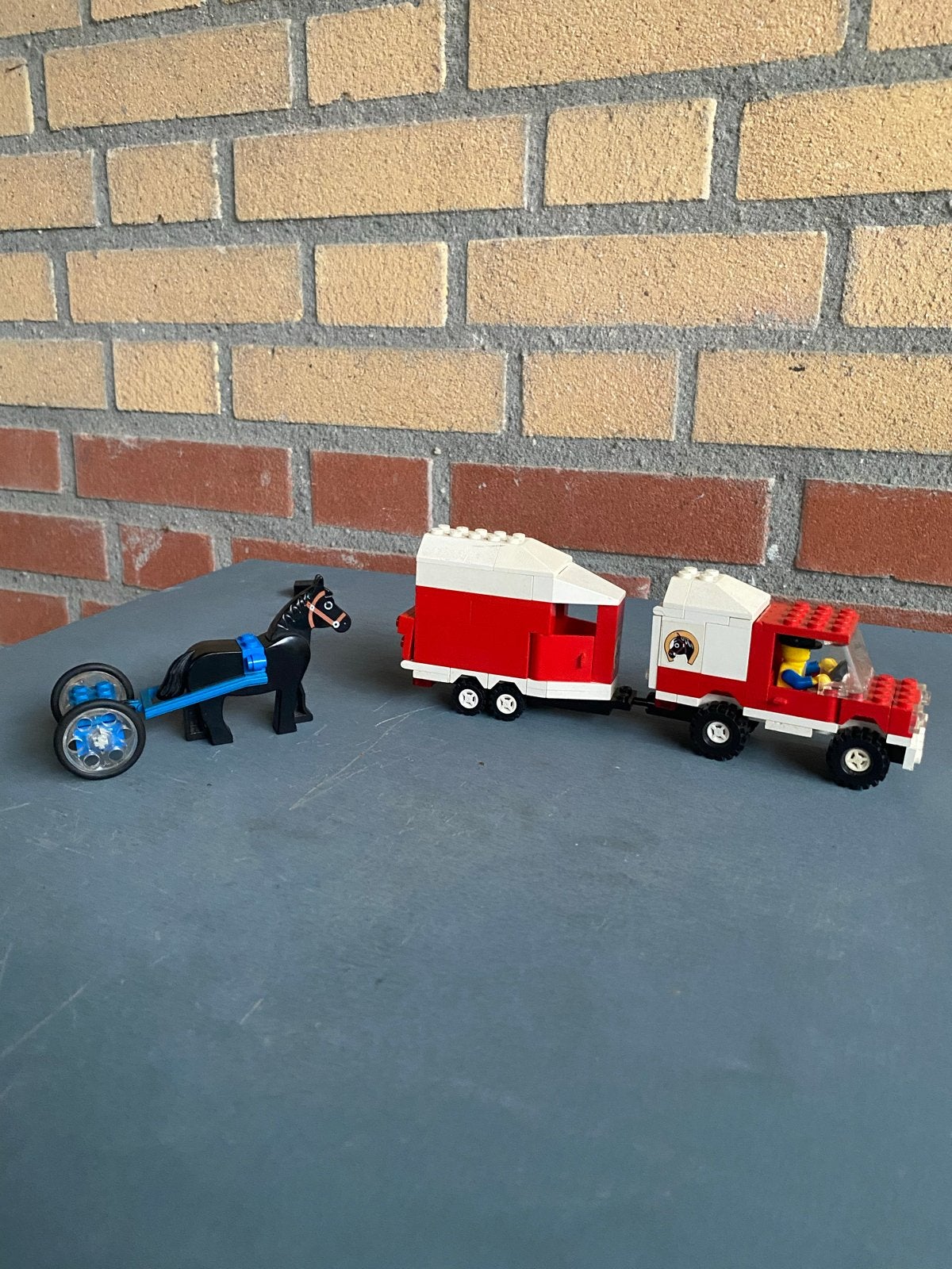 Lego Legoland 6359 Horse Trailer met paard en minifiguur, Ophalen, Gebruikt, Lego, Compleet