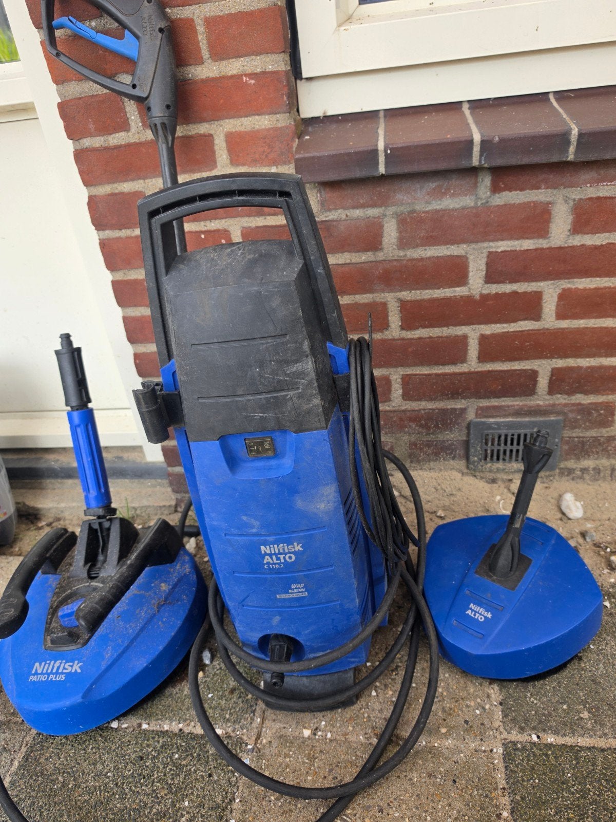 Nilfisk Alto C 110.2 hogedrukreiniger met terrasreiniger, Ophalen, Gebruikt, Elektrisch, Nilfisk Alto